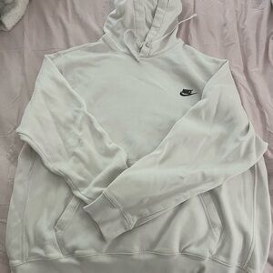 White Nike hoodie